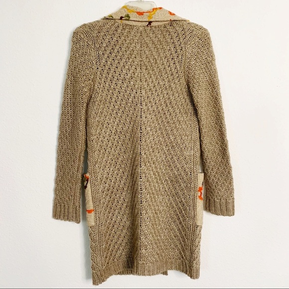 Hem & Thread Wool Blend Button Up Sweater NWT - Picture 2 of 10